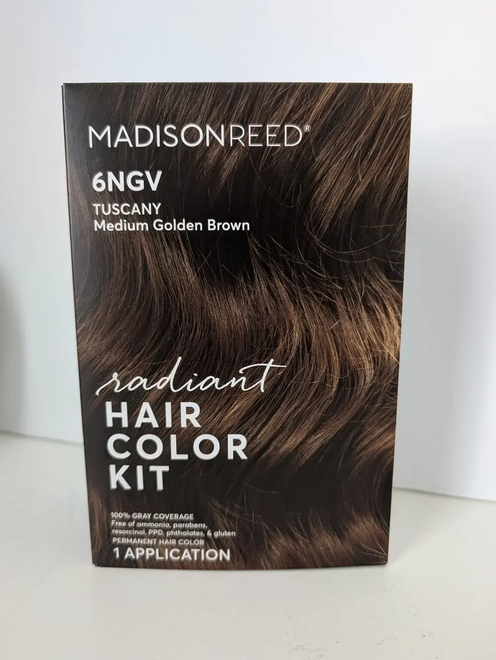 Madison Reed Permanent Hair Color 6NGV Tuscany Medium Golden Brown New in Box